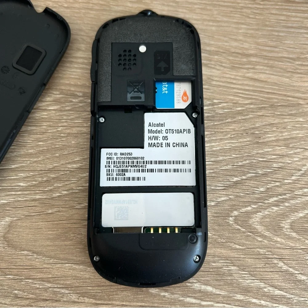 Alcatel OT-510A AT&T Bar Phone Prop Cell Nostalgia Y2K Style No Battery